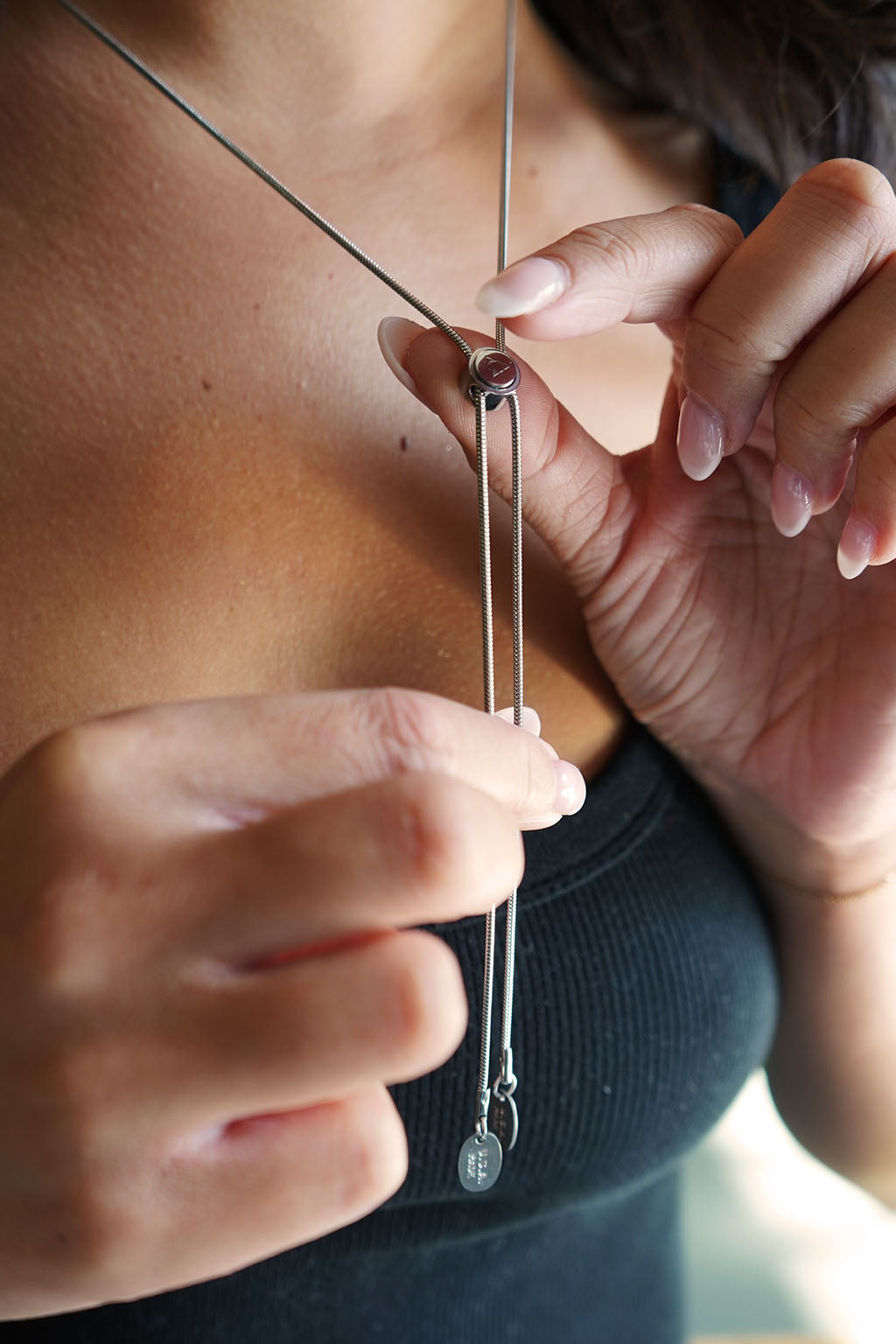 the right fit adjustable cuff keeper necklace