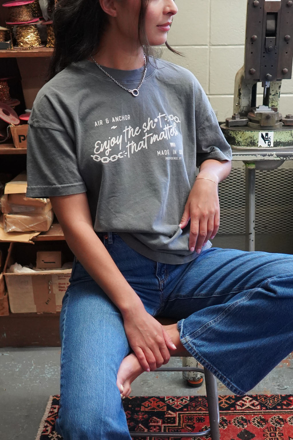 Enjoy the Sh*t that Matters Staple Tee